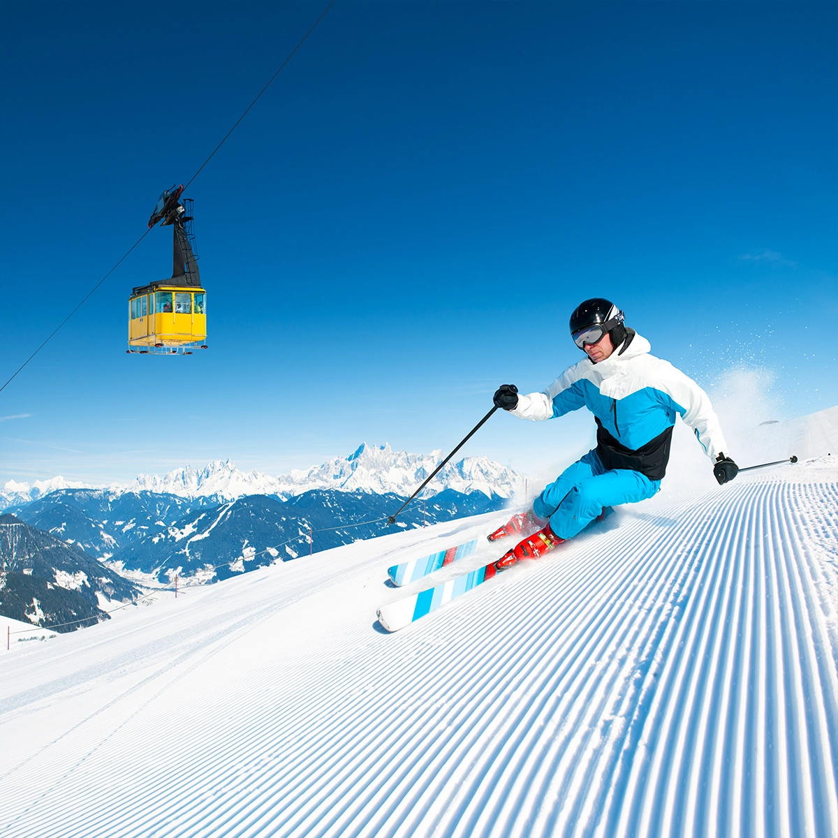 Skifahrer